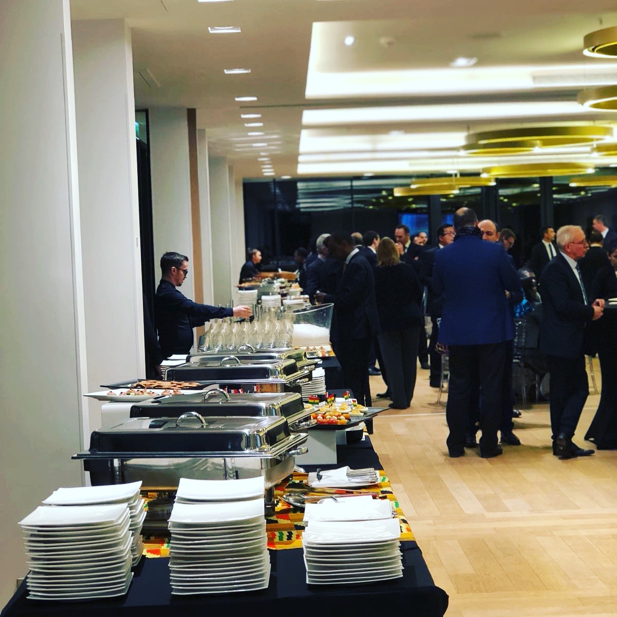 Black Star Bistro catering event buffet setup