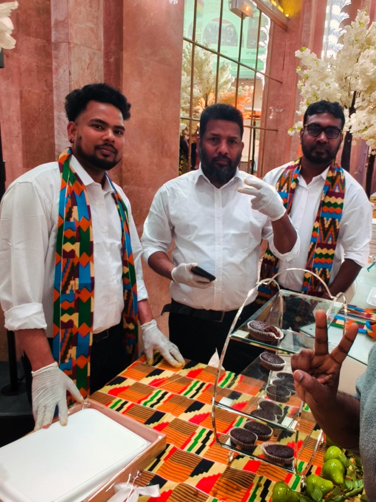 Black Star Bistro team at event station