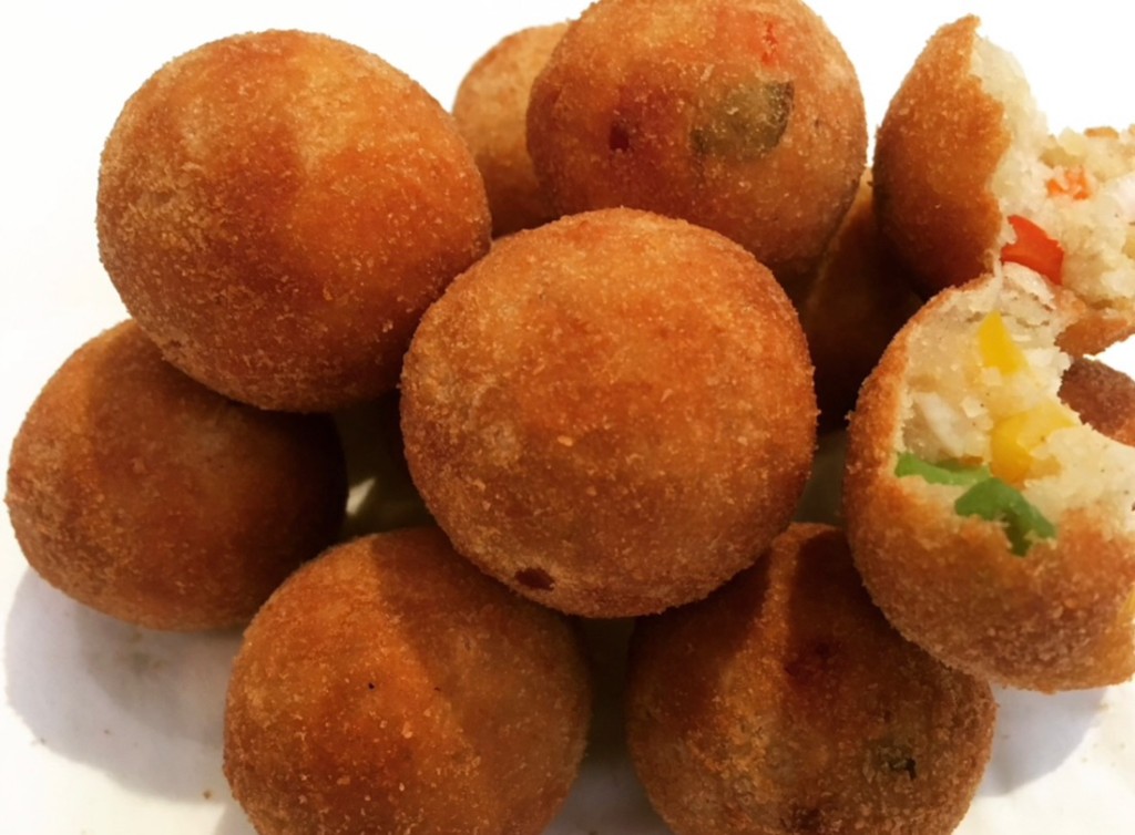 Stuffed rice balls assortment